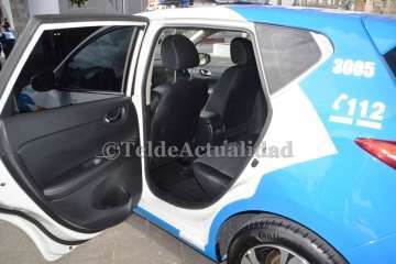 Presentación de los nuevos vehículos de la Policía Local de Telde (Foto TA)